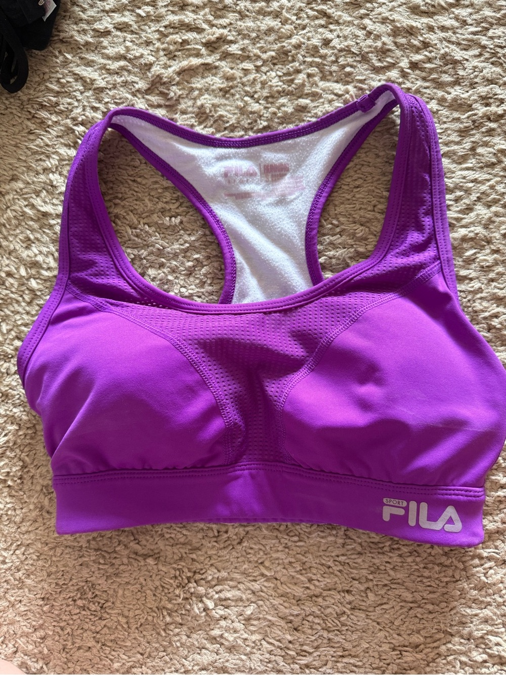 Fila Women's Vibrant Magenta Racerback Sports Bra